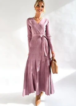 Women Gingham & Heels Knit Dresses><noscript><img width=
