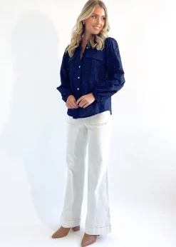 Women Gingham & Heels Blouses><noscript><img width=