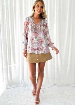 Women Gingham & Heels Blouses>Pammy Blouse