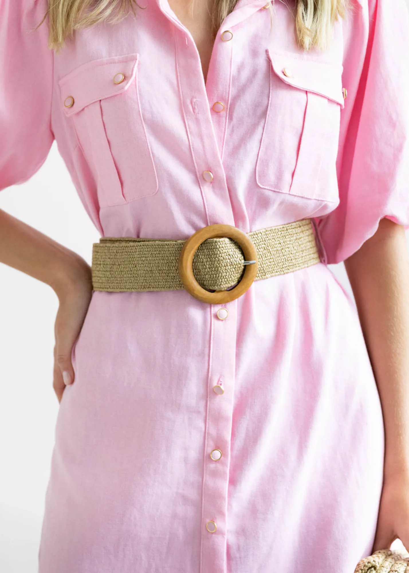Women Gingham & Heels Belts>Pay Attention Belt