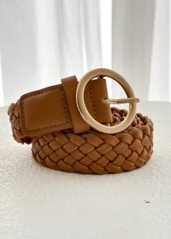 Women Gingham & Heels Belts>Phoebe Braided Belt