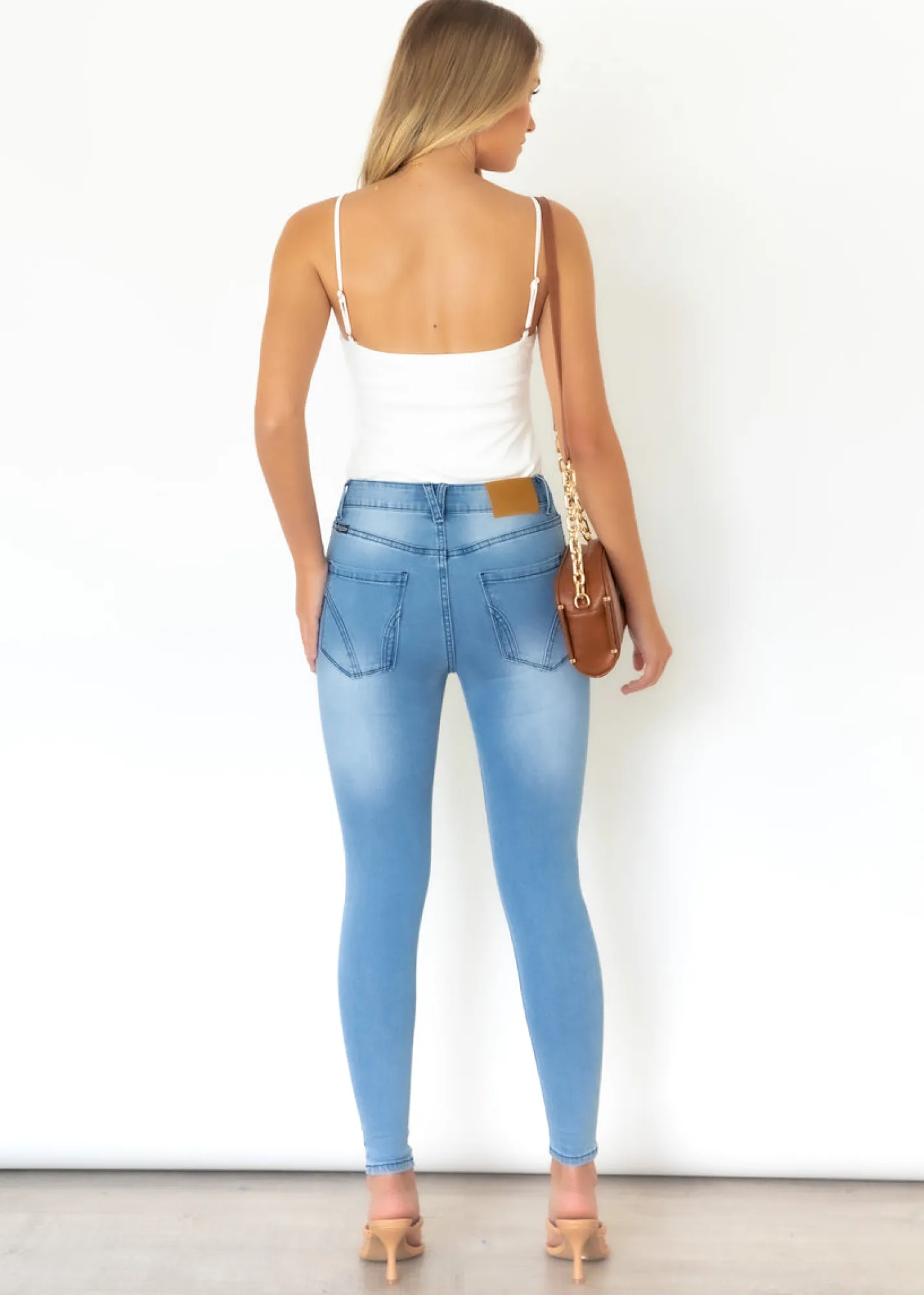 Women Gingham & Heels Jeans>Piah Jeans