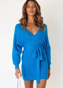 Women Gingham & Heels Knit Dresses>Radical Girl Knit Dress