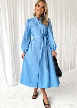 Women Gingham & Heels Midi>Ramilai Midi Dress
