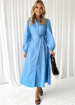 Women Gingham & Heels Midi>Ramilai Midi Dress