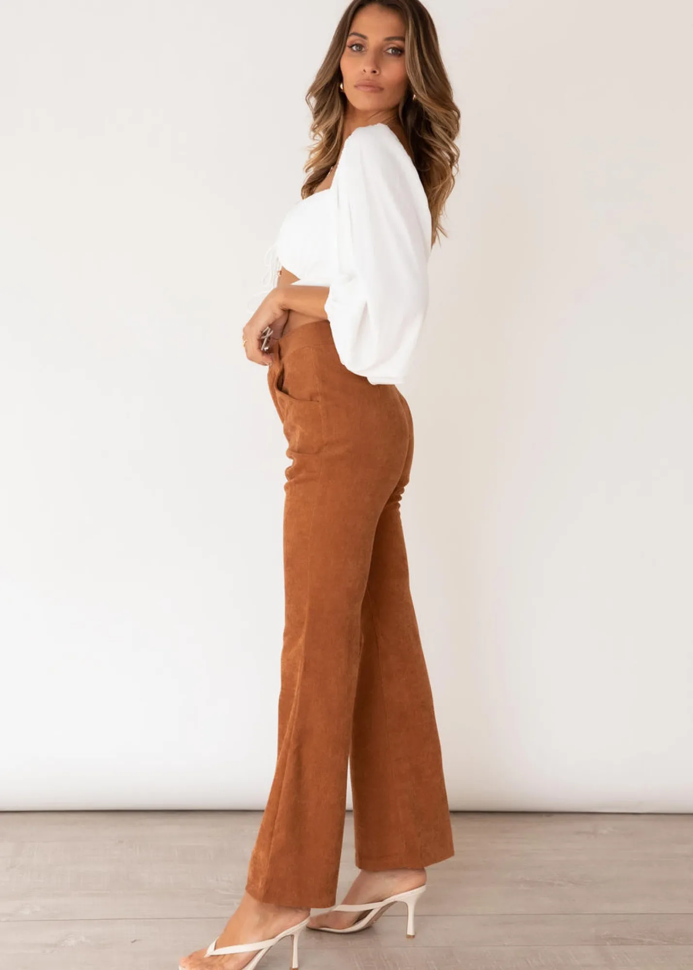 Women Gingham & Heels Crops>Rare Moments Crop