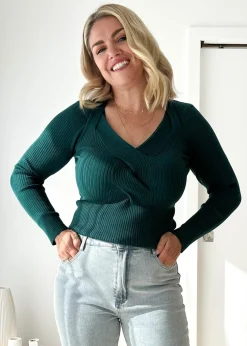 Women Gingham & Heels Basic Tops>Rayana Knit Top