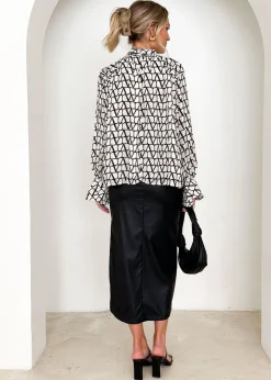 Women Gingham & Heels Blouses><noscript><img width=
