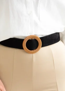 Women Gingham & Heels Belts><noscript><img width=