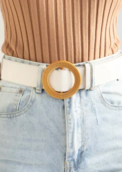 Women Gingham & Heels Belts><noscript><img width=
