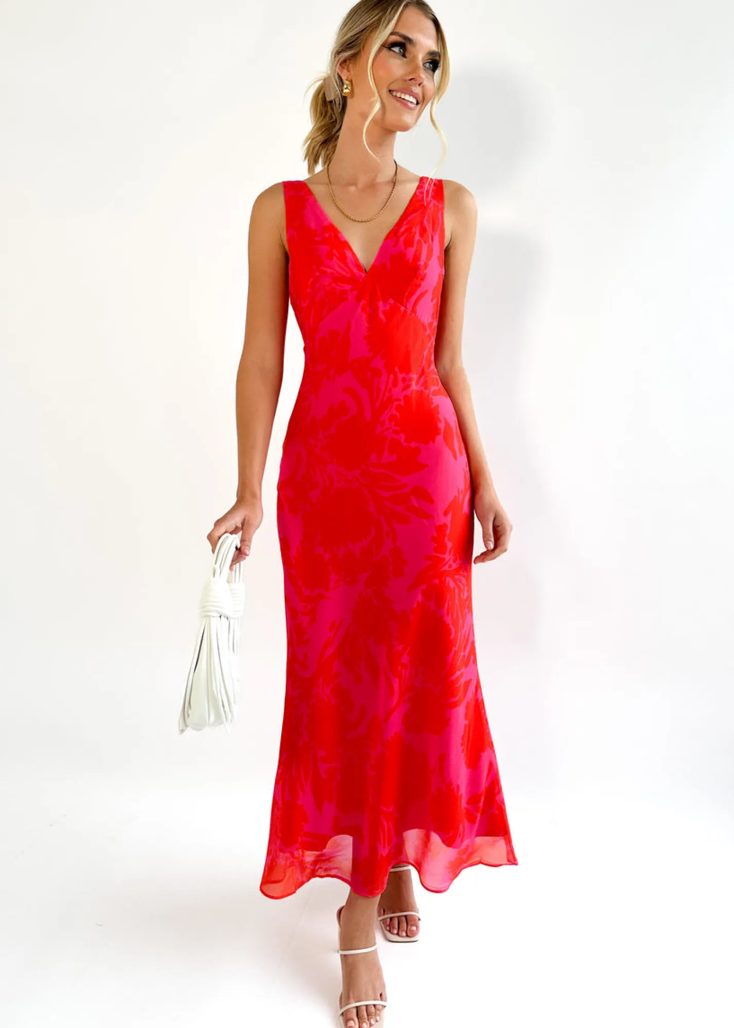 Women Gingham & Heels Maxi>Rhialyn Maxi Dress