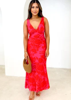 Women Gingham & Heels Maxi>Rhialyn Maxi Dress