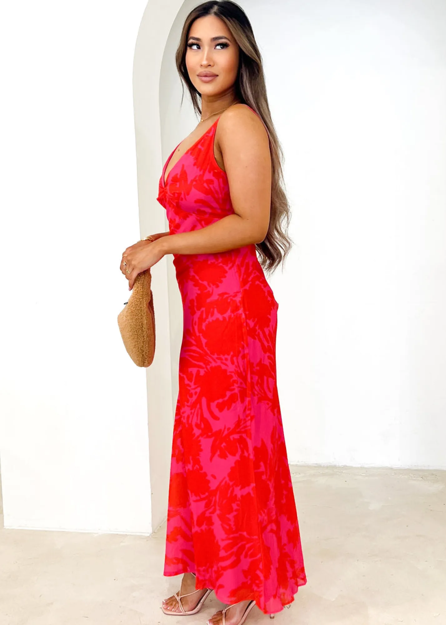 Women Gingham & Heels Maxi>Rhialyn Maxi Dress