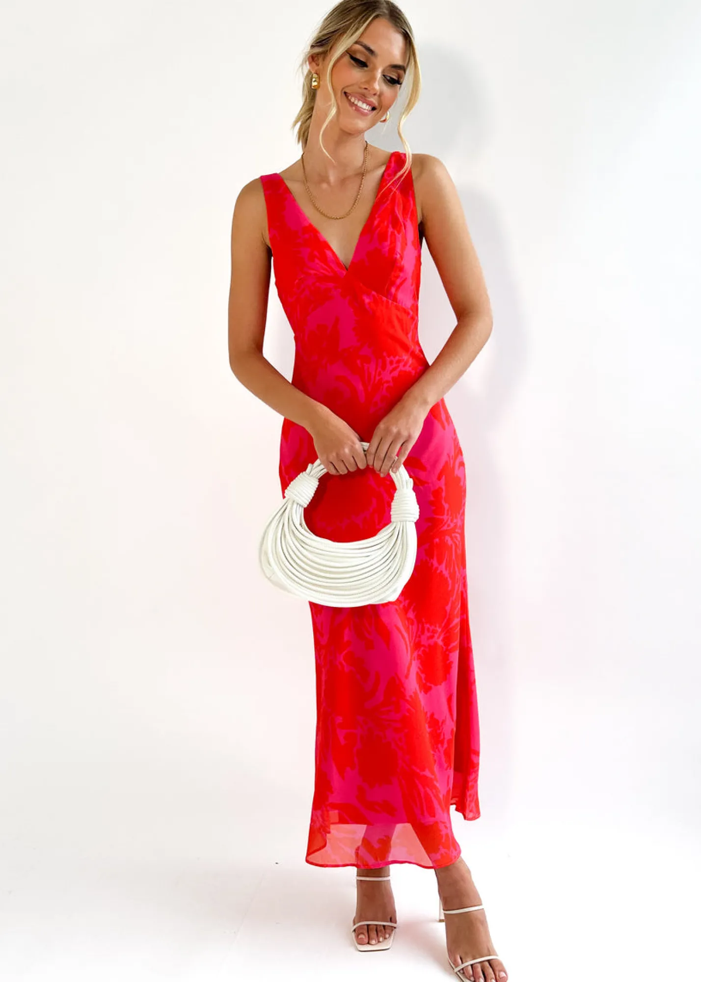 Women Gingham & Heels Maxi>Rhialyn Maxi Dress