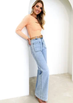 Women Gingham & Heels Basic Tops><noscript><img width=