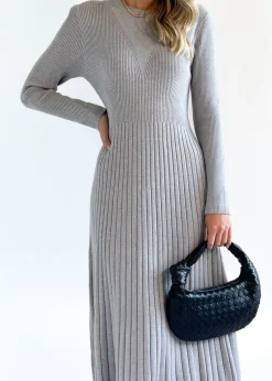 Women Gingham & Heels Knit Dresses><noscript><img width=
