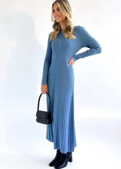 Women Gingham & Heels Knit Dresses><noscript><img width=