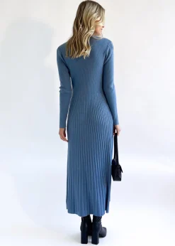 Women Gingham & Heels Knit Dresses><noscript><img width=