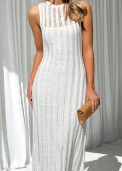 Women Gingham & Heels Knit Dresses><noscript><img width=