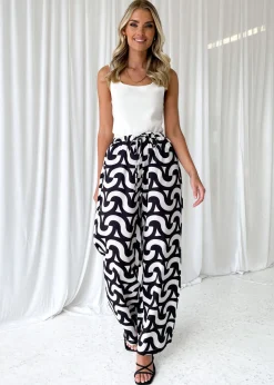 Women Gingham & Heels Sets>Rommia Pants