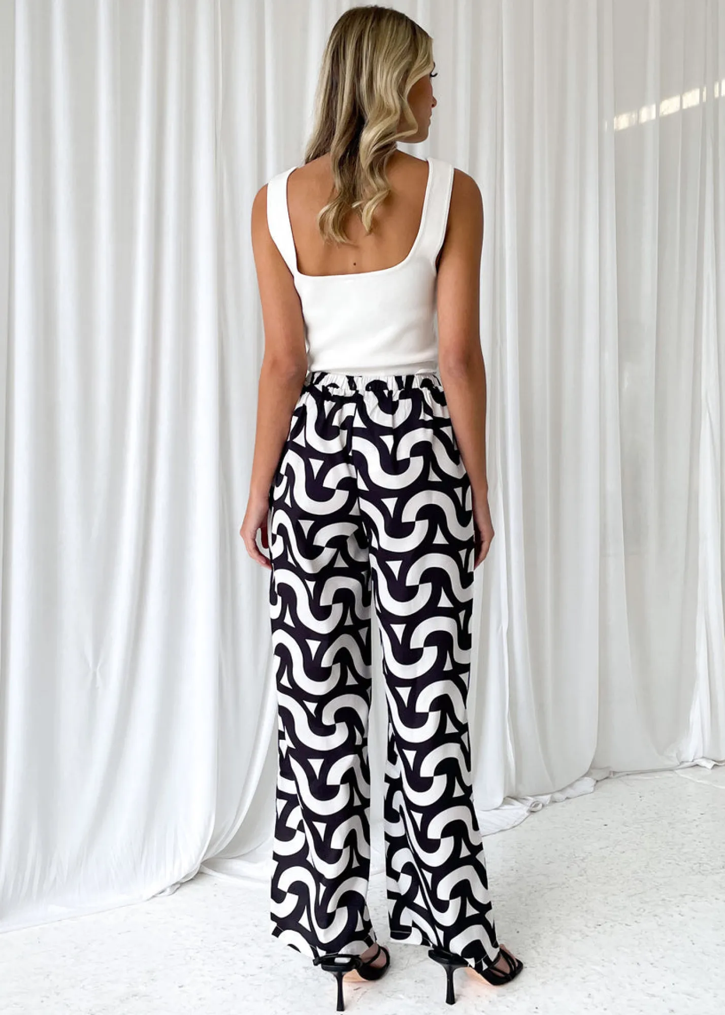 Women Gingham & Heels Pants>Rommia Pants