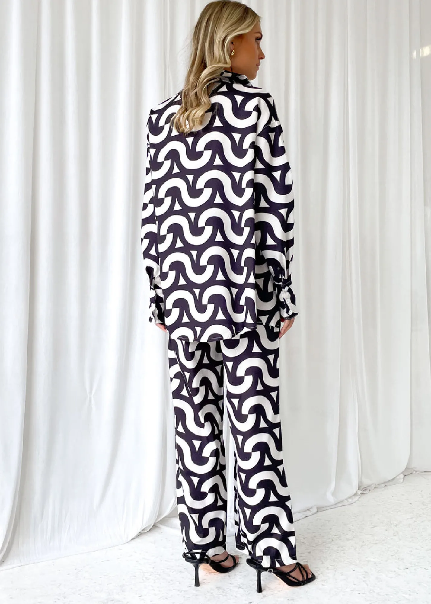 Women Gingham & Heels Sets>Rommia Shirt