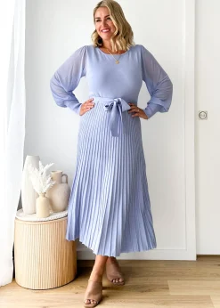 Women Gingham & Heels Knit Dresses>Rulie Knit Midi Dress