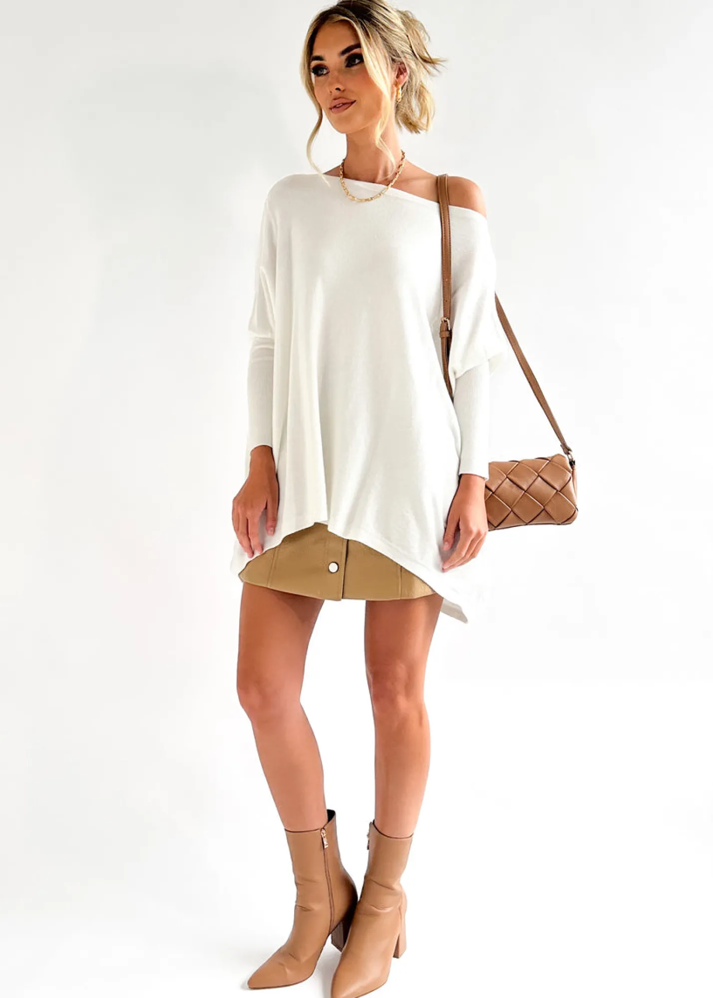 Women Gingham & Heels Basic Tops>Ryden Knit Top