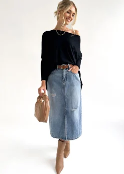 Women Gingham & Heels Knit Tops>Ryden Knit Top