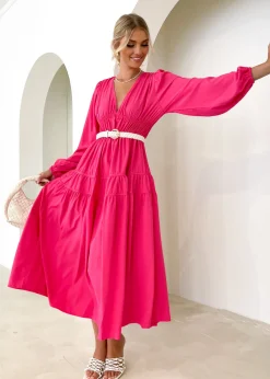 Women Gingham & Heels Maxi><noscript><img width=