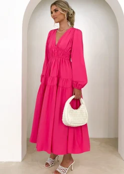Women Gingham & Heels Maxi><noscript><img width=