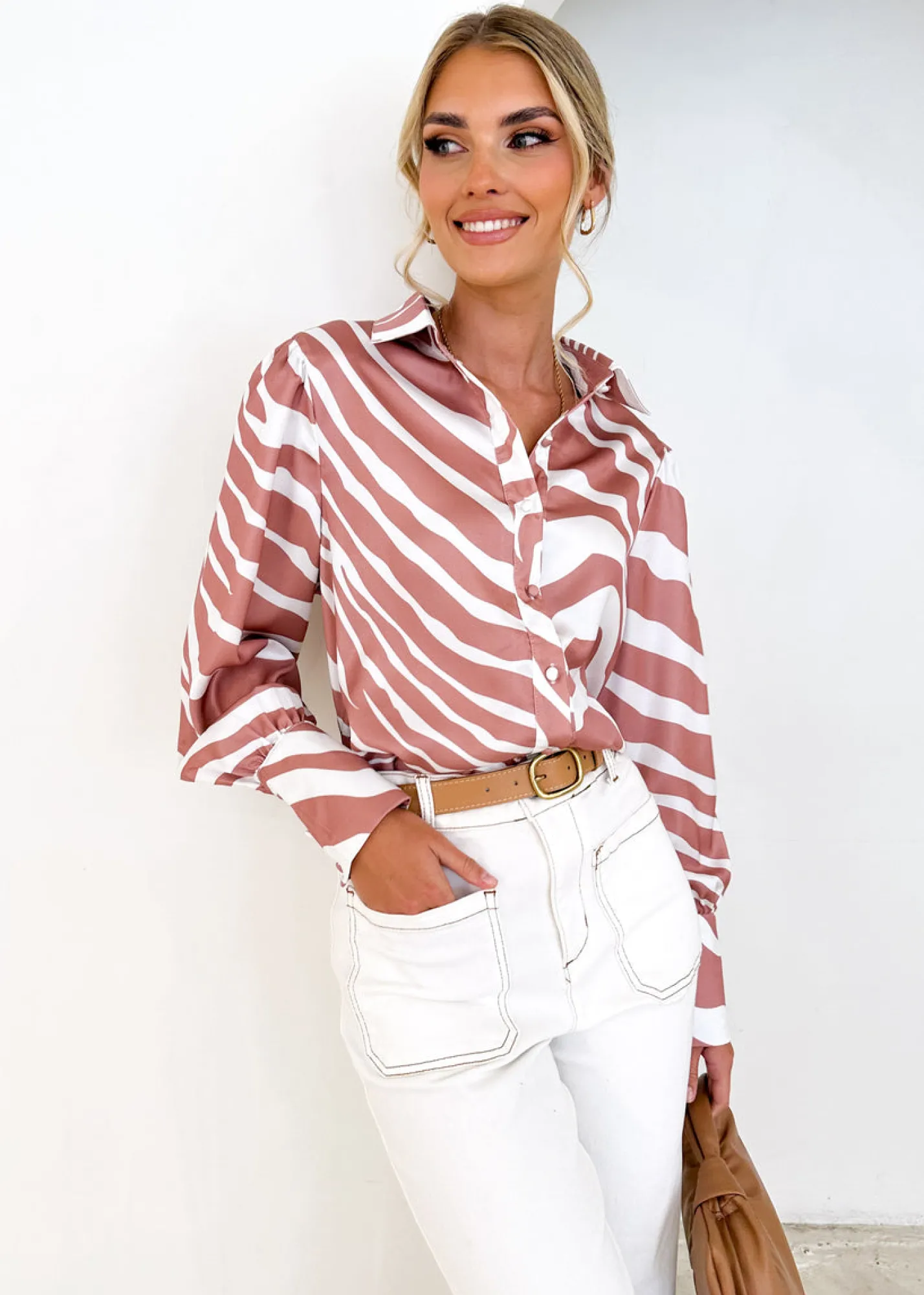 Women Gingham & Heels Sets>Saki Shirt