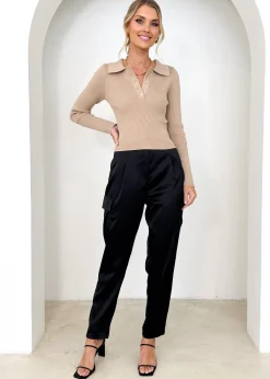 Women Gingham & Heels Knit Tops>Samanfa Knit Top