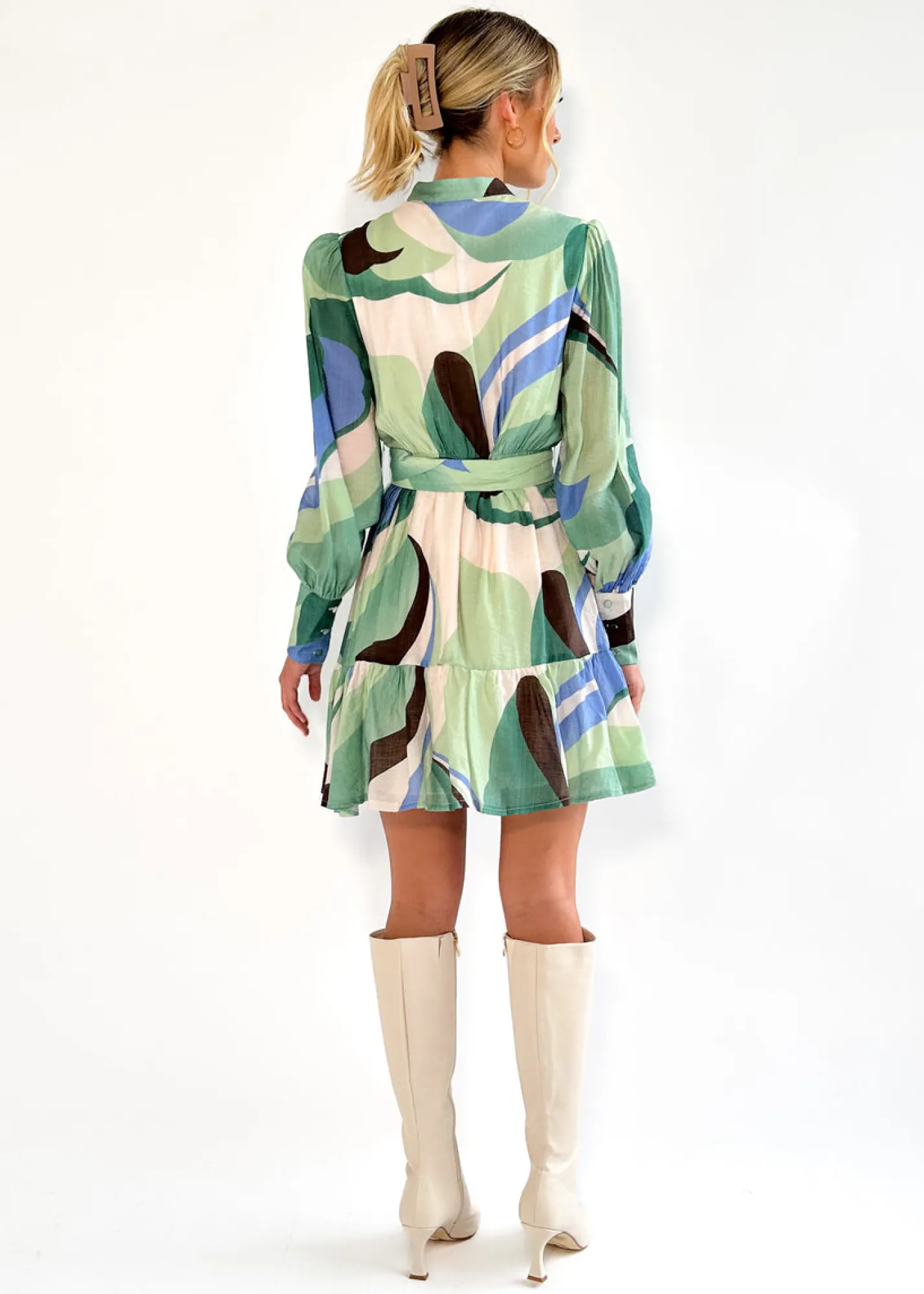 Women Gingham & Heels Short>Samara Dress