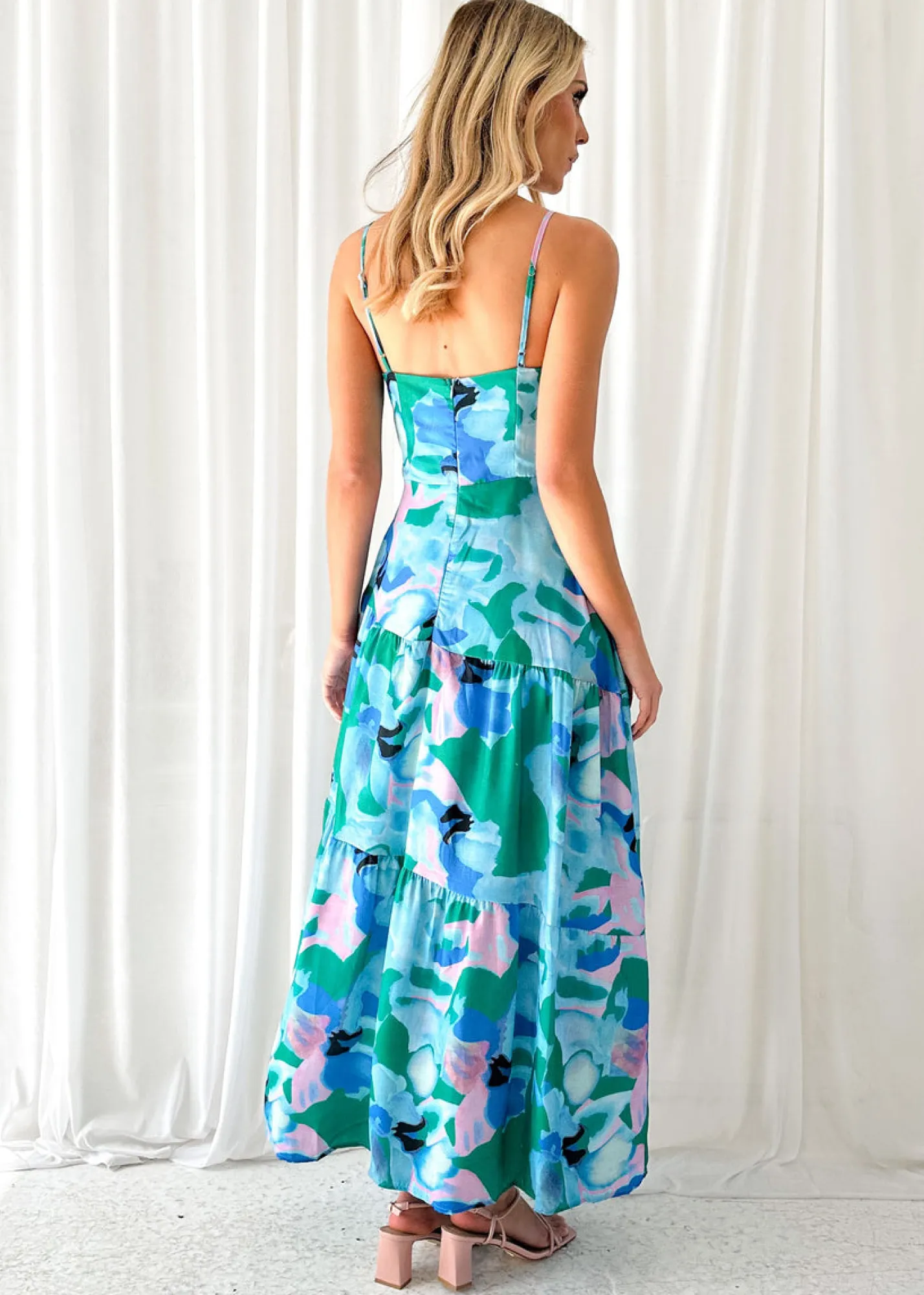 Women Gingham & Heels Maxi>Seona Maxi Dress