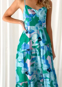 Women Gingham & Heels Maxi><noscript><img width=