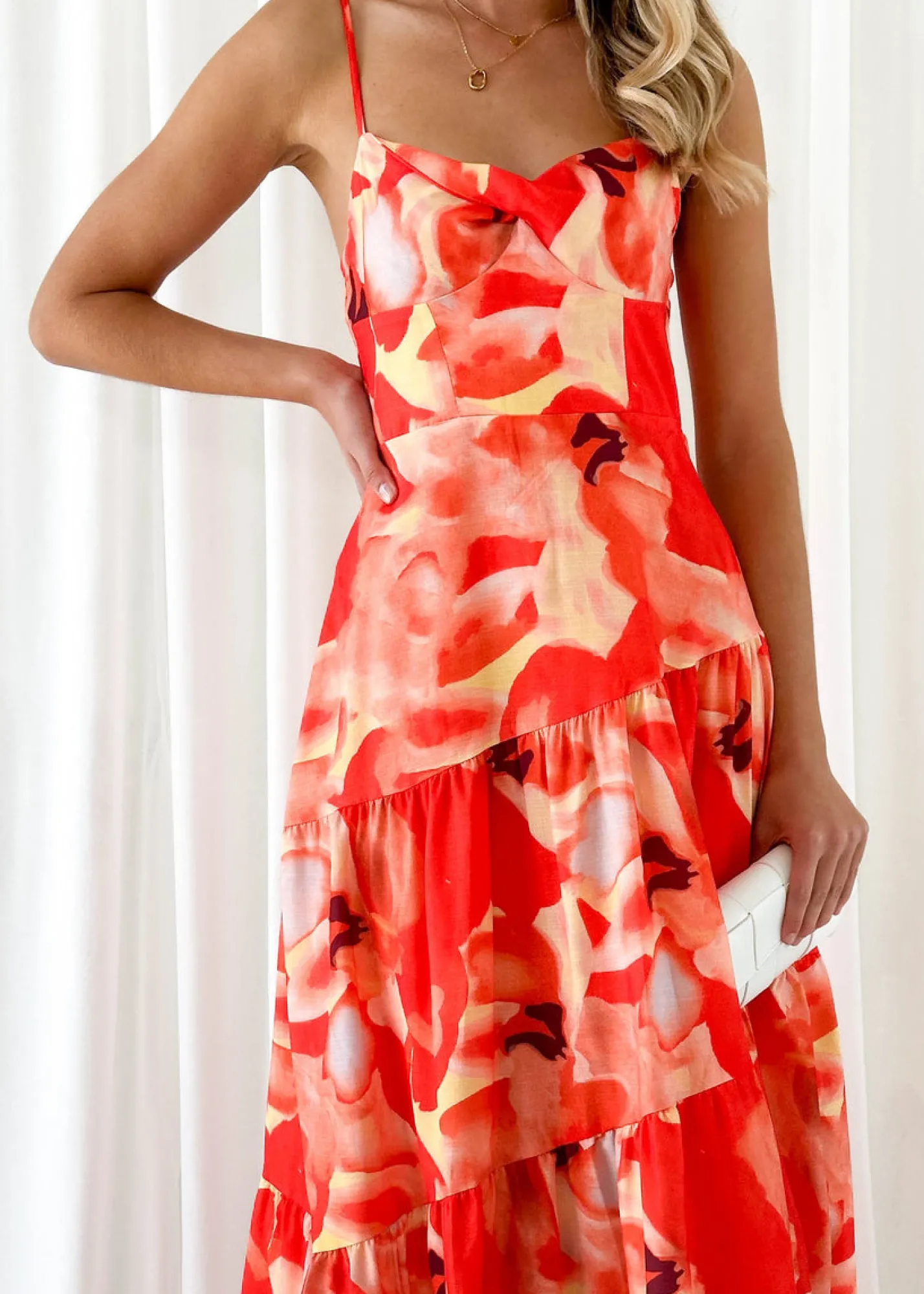Women Gingham & Heels Maxi>Seona Maxi Dress