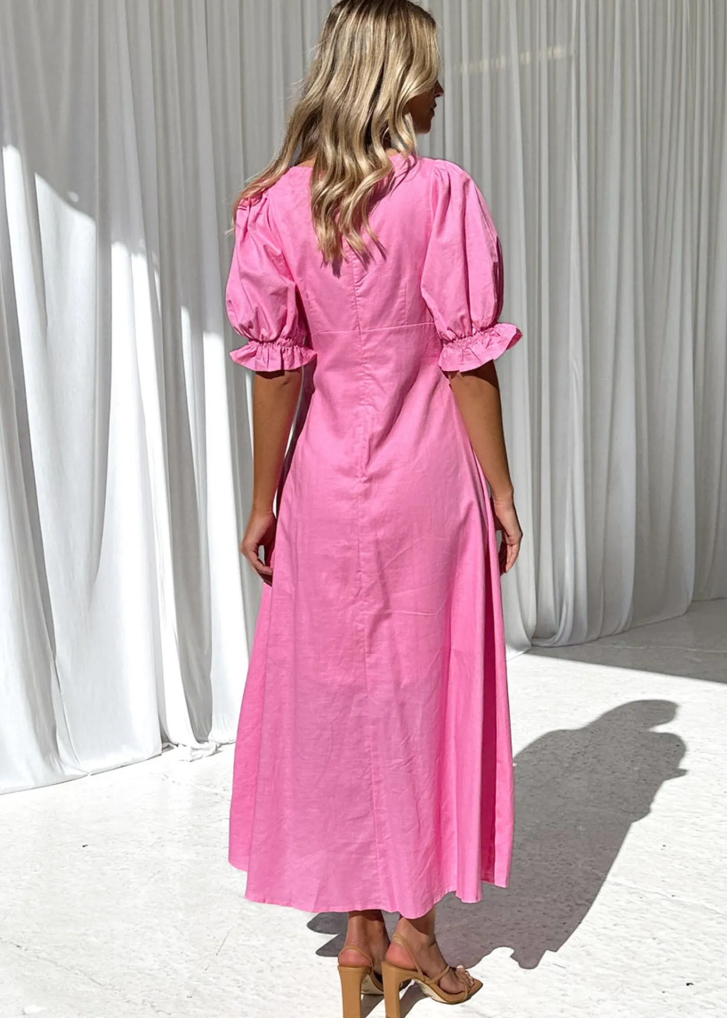 Women Gingham & Heels Midi>Sereya Midi Dress