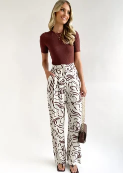 Women Gingham & Heels Pants><noscript><img width=