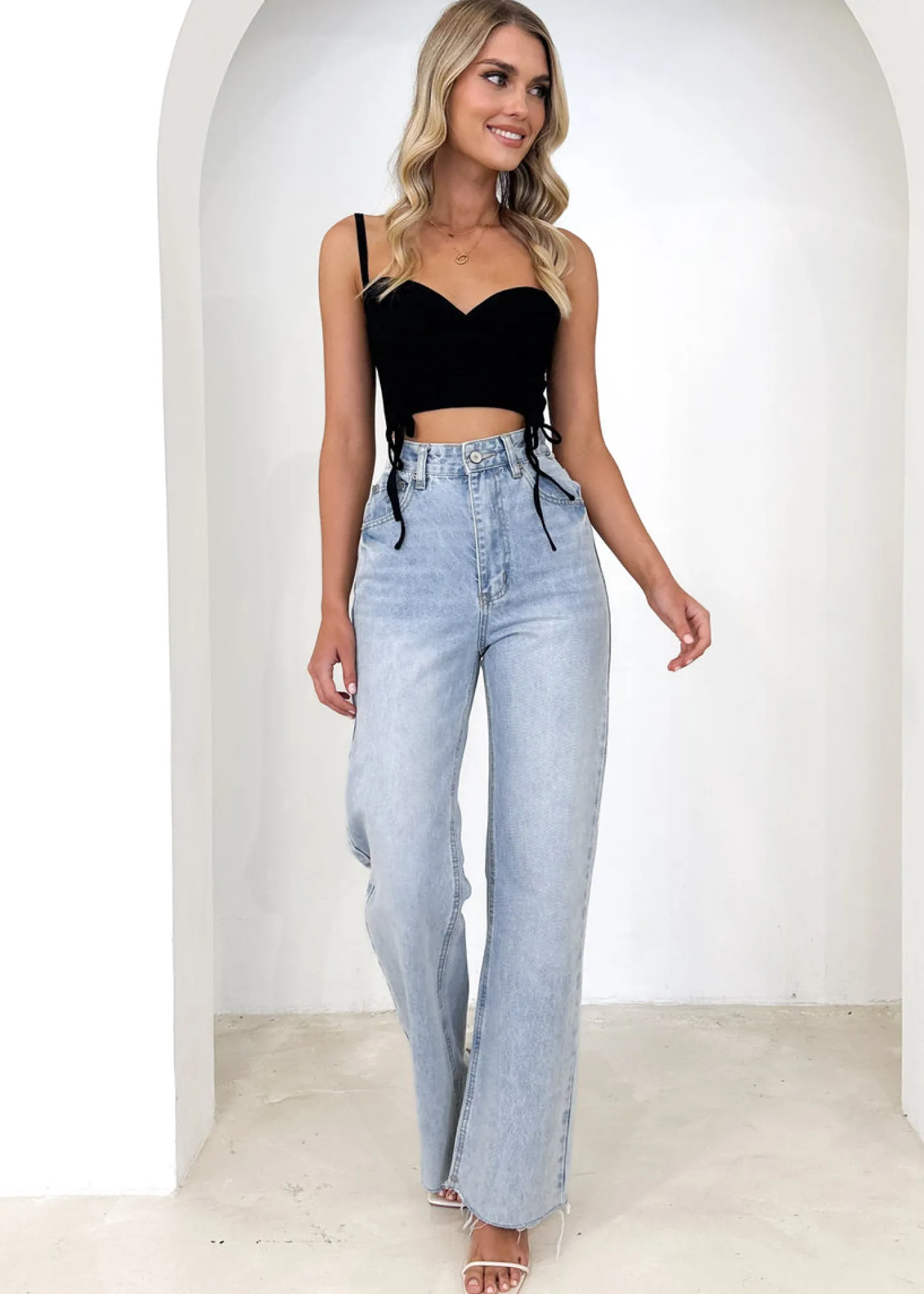 Women Gingham & Heels Crops>Sienna Crop