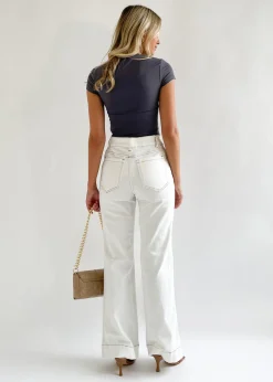 Women Gingham & Heels Basic Tops><noscript><img width=