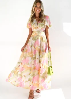 Women Gingham & Heels Maxi><noscript><img width=