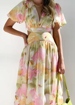 Women Gingham & Heels Maxi><noscript><img width=