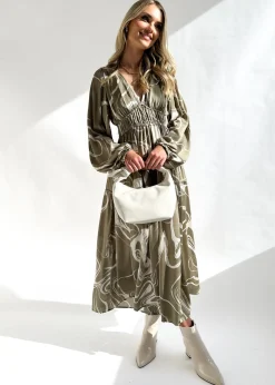 Women Gingham & Heels Maxi><noscript><img width=