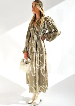 Women Gingham & Heels Maxi><noscript><img width=