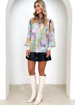 Women Gingham & Heels Shirts><noscript><img width=