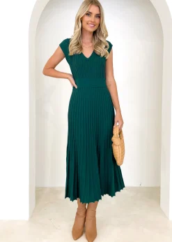 Women Gingham & Heels Knit Dresses><noscript><img width=