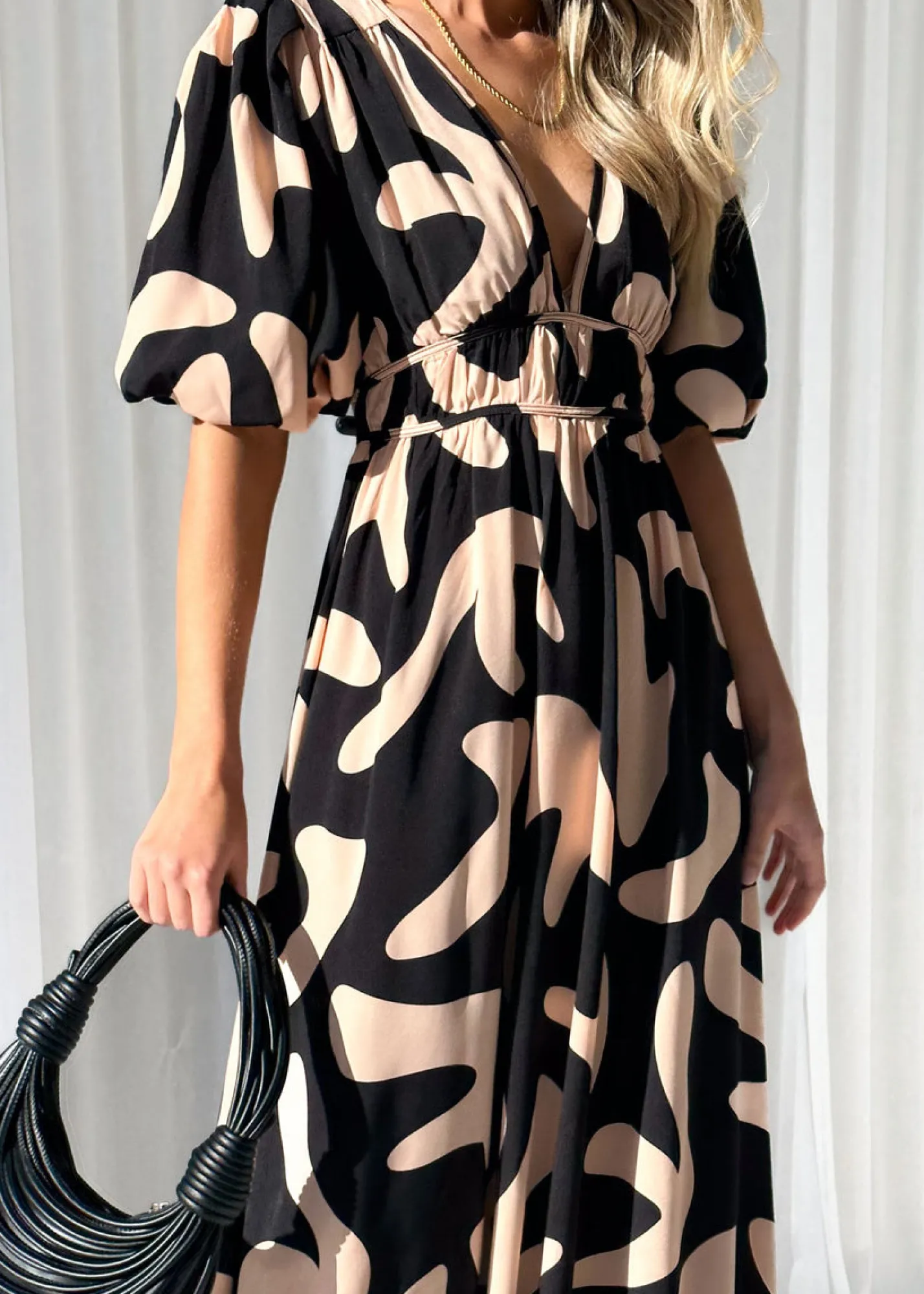 Women Gingham & Heels Midi>Stellana Midi Dress