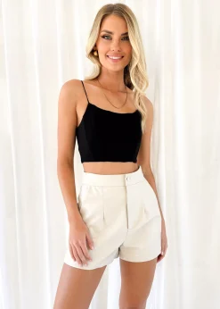 Women Gingham & Heels Crops>Stormi Crop