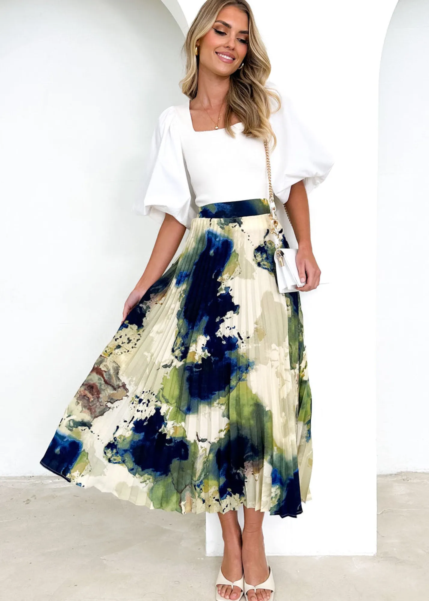 Women Gingham & Heels Skirts>Subtle Midi Skirt